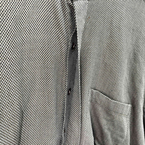 アイクベーハー IKE BEHAR USA製 バンドカラー L/S シャツ メンズ import:XL