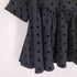 PICCIN PERLA フロッキードットペプラム五分袖ブラウス レディース JPN:M
