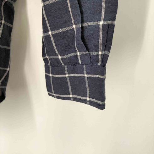 ポロバイラルフローレン Polo by RALPH LAUREN 90S BLAIRE ポニー刺繍 グラフチェック コットン B.D. L/S シャツ メンズ import:L