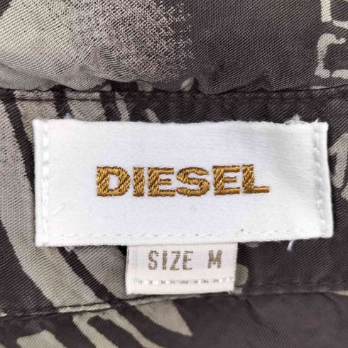 ディーゼル DIESEL 00S 総柄 L/S レーヨンシャツ メンズ import:M