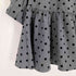 PICCIN PERLA フロッキードットペプラム五分袖ブラウス レディース JPN:M
