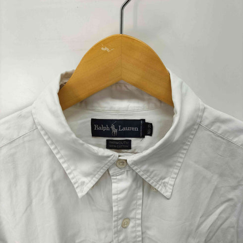 ラルフローレン RALPH LAUREN 90S 香港製 YAMOUTH ポニー刺繍 B.D. L/S シャツ メンズ 16 1/2