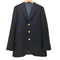 シップス SHIPS LUXURY tailoring style ウール100 金ボタン 紺ブレ 鹿の子 3B テーラードジャケット メンズ JPN:44