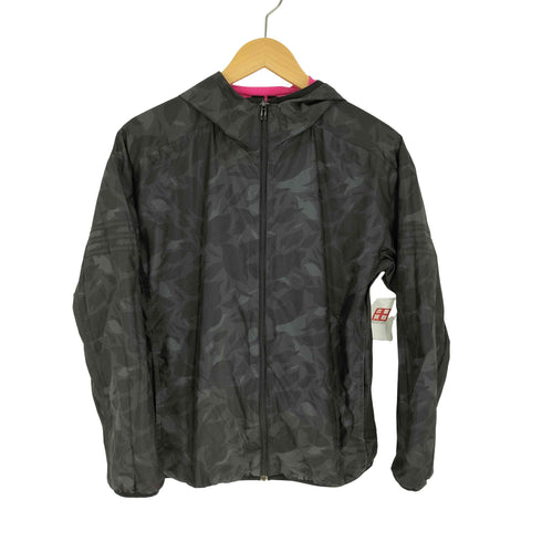 アディダス adidas 総柄 パフォーマンスロゴ ジップアップ マウンテン パーカー レディース JPN:L