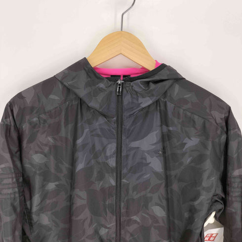 アディダス adidas 総柄 パフォーマンスロゴ ジップアップ マウンテン パーカー レディース JPN:L