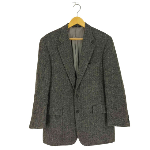 ベイカーストリート BAKER STREET SHETLAND WEAVING ヘリンボーン 2Bテーラードジャケット メンズ