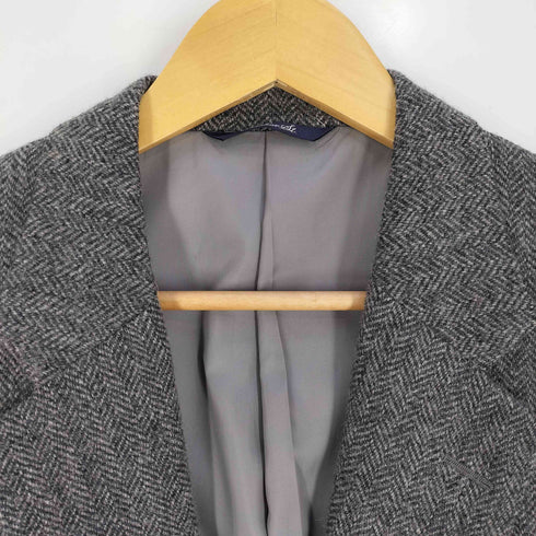 ベイカーストリート BAKER STREET SHETLAND WEAVING ヘリンボーン 2Bテーラードジャケット メンズ