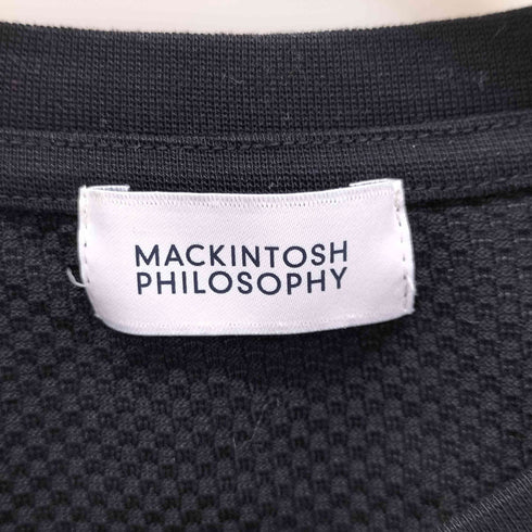マッキントッシュフィロソフィー MACKINTOSH PHILOSOPHY ミニチェックリンクス クルーネックTシャツ メンズ JPN:42