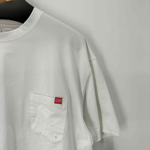 マンハッタンポーテージ Manhattan Portage 別注 メッシュ切替 バックプリントTシャツ メンズ LARGE