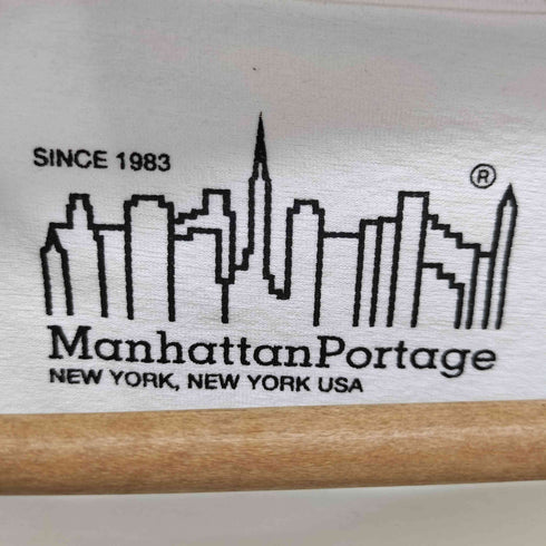 マンハッタンポーテージ Manhattan Portage 別注 メッシュ切替 バックプリントTシャツ メンズ LARGE
