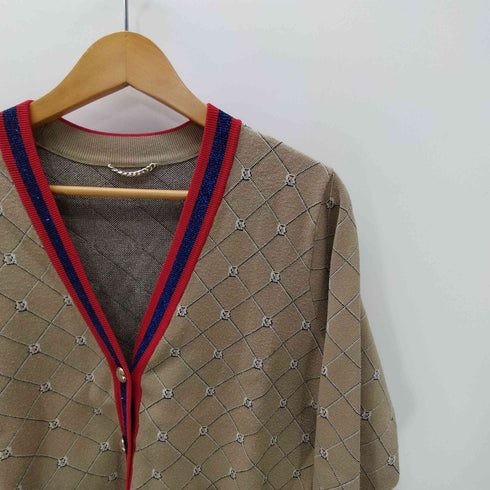 アルアバイル allureville 22AW ロープパターン ジャガード カーディガン レディース 2