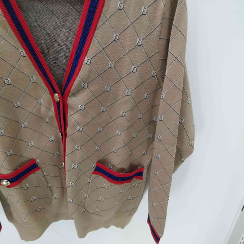 アルアバイル allureville 22AW ロープパターン ジャガード カーディガン レディース 2