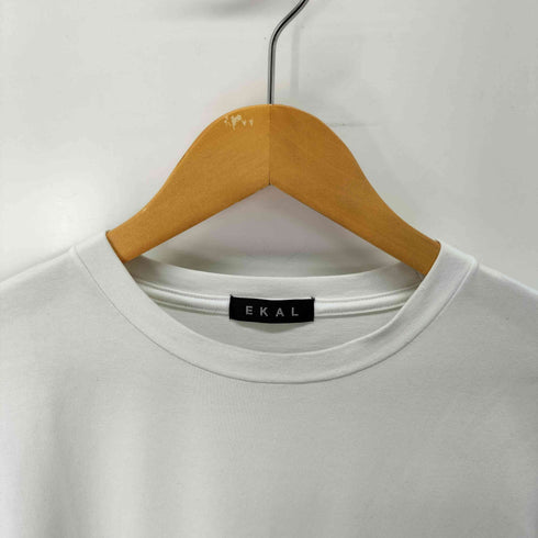 エカル EKAL エンブロイダリーワッペンショートスリーブTシャツ メンズ import:L