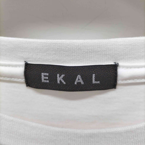 エカル EKAL エンブロイダリーワッペンショートスリーブTシャツ メンズ import:L