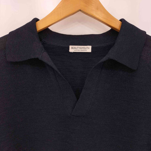 ビューティーアンドユースユナイテッドアローズ BEAUTY & YOUTH UNITED ARROWS Polo Shirt シャイン ギマ スキッパー ポロシャツ メンズ S