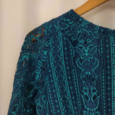 PourVous 総柄 ドレスワンピース elegance レディース import:M