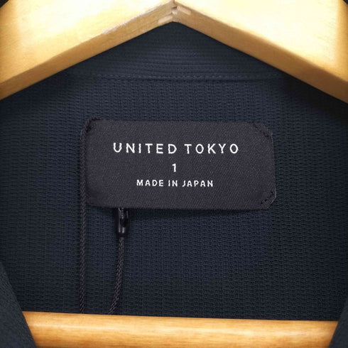 ユナイテッドトウキョウ UNITED TOKYO COLD DRY PLEATS オープンカラーシャツ メンズ 1