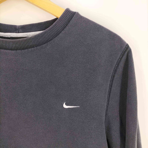 ナイキ NIKE スウッシュロゴ刺繍 クルーネック スウェット メンズ import:S