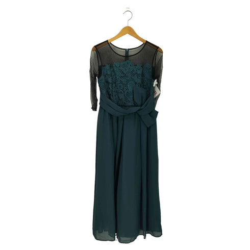PourVous ワイドパンツフォーマルロング丈&ハイウエストオールインワン elegance レディース M