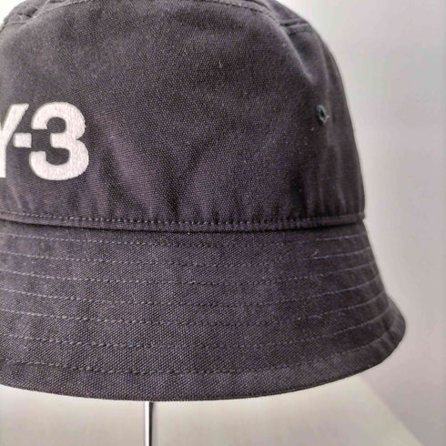 ワイスリー Y-3 ロゴ刺繍バケットハット メンズ