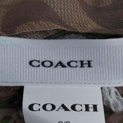 コーチ COACH フローラルプリント 花柄 ストール レディース