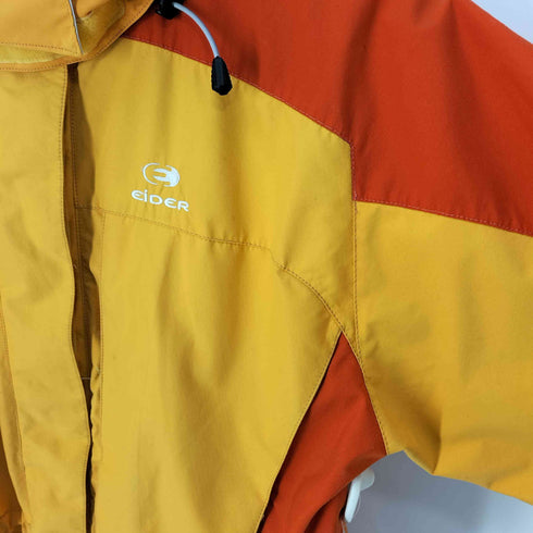 EIDER フランス製 ロゴ刺繍 バイカラー GORE-TEX ゴアテックス マウンテンジャケット レディース FR:40