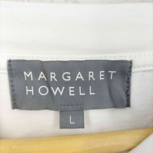 マーガレットハウエル MARGARET HOWELL FINE DENSE COTTON JERSEY メンズ import:L