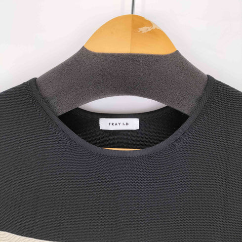 フレイアイディー FRAY I.D 24AW シアーボーダーニットワンピース レディース ONE SIZE