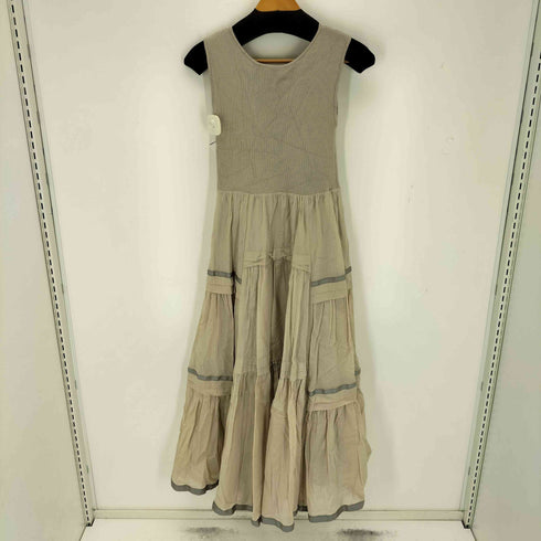 フレイアイディー FRAY I.D 24SS ニットコンビタックティアードワンピ レディース ONE SIZE