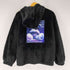 Leahmatin ベアプリント フェイクファーフーデットジャケット レディース JPN:M