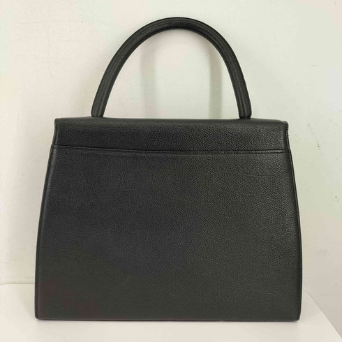 イヴサンローラン Yves Saint Laurent YSLロゴ レザーハンドバッグ レディース