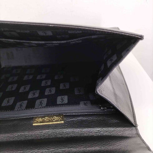 イヴサンローラン Yves Saint Laurent YSLロゴ レザーハンドバッグ レディース