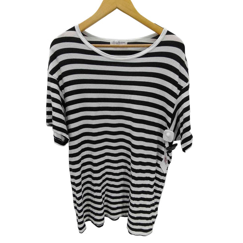 ヨウジヤマモトプールオム Yohji Yamamoto POUR HOMME 18SS BORDER STAFF TEE ボーダー スタッフ Tシャツ メンズ JPN:3