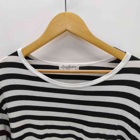 ヨウジヤマモトプールオム Yohji Yamamoto POUR HOMME 18SS BORDER STAFF TEE ボーダー スタッフ Tシャツ メンズ JPN:3