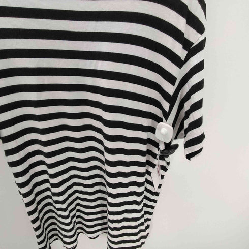 ヨウジヤマモトプールオム Yohji Yamamoto POUR HOMME 18SS BORDER STAFF TEE ボーダー スタッフ Tシャツ メンズ JPN:3