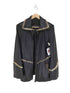 MACREVIS real leather リアルレザーファーラインダブルジップジャケット レディース S