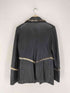 MACREVIS real leather リアルレザーファーラインダブルジップジャケット レディース S