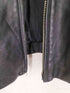 MACREVIS real leather リアルレザーファーラインダブルジップジャケット レディース S