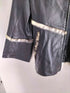 MACREVIS real leather リアルレザーファーラインダブルジップジャケット レディース S