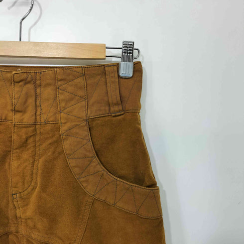 シーバイクロエ SEE BY CHLOE スエード切替 パッチワーク ミニスカート レディース EUR:34
