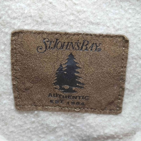 セントジョンズベイ STJOHNS BAY 90S フラップポケット レギュラーカラー L/S シャモアクロス シャツ メンズ import:L