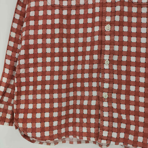 リーバイス Levis RELAXED チェック コットンリネン ダブルポケットシャツ メンズ import:M