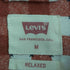 リーバイス Levis RELAXED チェック コットンリネン ダブルポケットシャツ メンズ import:M