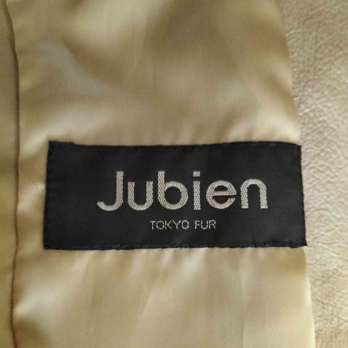 Jubien pig leather ピッグレザーシングルライダースジャケット レディース M