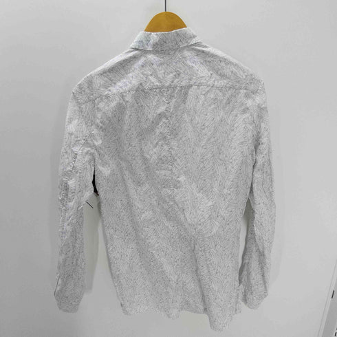メゾンマルタンマルジェラ Maison Martin Margiela 11SS ここのえタグ 10 イタリア製 フェザー柄 総柄 L/S シャツ メンズ EUR:44