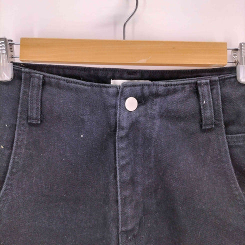 didot showroom ブラックデニムショーツ レディース JPN:S