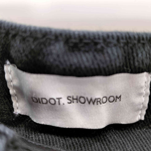 didot showroom ブラックデニムショーツ レディース JPN:S