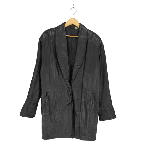 GENUINE LEATHER レザーハーフコート レディース 8
