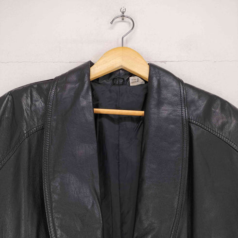 GENUINE LEATHER レザーハーフコート レディース 8
