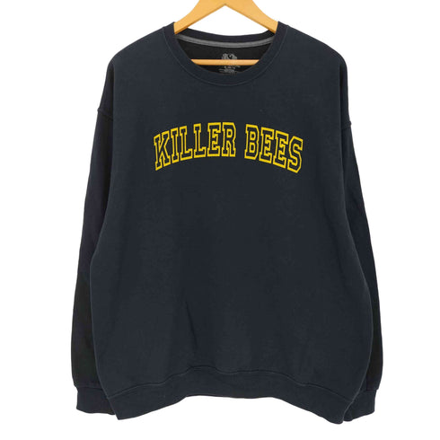 フルーツオブザルーム FRUIT OF THE LOOM KILLER BEES プリント クルーネックスウェット メンズ import:XL